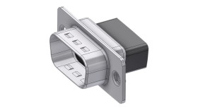 Złącze D-Sub 9-pinowe Wtyk Proste Swobodne zawieszanie raster 2.74mm