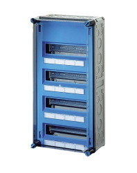 Skrzynka modułowa Mi, IP 65, wlk.4 - 4x12 modułów, z zaciskami Fixconnect Mi 1448 2000610