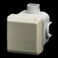 Cepex-UP outlet, pearl white, 16 A/400 V, IP44, 4125