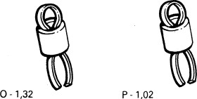 Wtyk montażowy, Żółty, 1.32mm