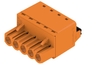 Wtykowy blok zaciskowy 5 -pinowe raster 5.08mm Montaż na kablu Żeński Weidmüller