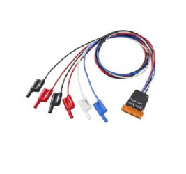 Zestaw przewodów i złączy pomiarowych, zawartość: Przewody pomiarowe bananowe i adapter kablowy