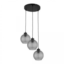 Lampa wisząca DEVON 3 - punktowa Graphite 4627 TK Lighting