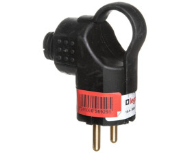 HELMO Wtyczka gumowa 2P+Z 16A IK08 UNISCHUKO zaciski śrubowe 096929