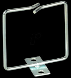 699991.3 Cable routing bracket - 1 bracket, silver 80 x 80 mm