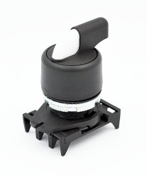 PSLB8T0 przełącznik panelowy obrotowy czarny ON-OFF-ON