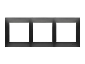 SIMON 54 PREMIUM Ramka 3 potrójna czarny IP20/IP44 DR3/49 KONTAKT SIMON