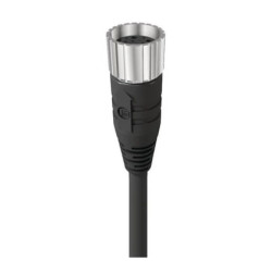Kabel zasilający konfekcjonowany jednostronnie złącze żeńskie proste 12-PINowe 120 VAC/DC 8 A PUR czarny RKU 12-256/25 M
