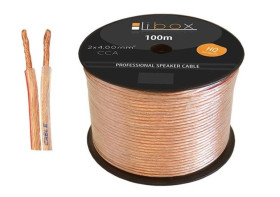 Przewód głośnikowy CCA 2x4 ECa LB0048 LIBOX /100m/