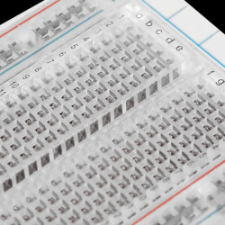 Breadboard, 400 Contacts, Transparent