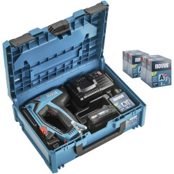 Novus 031-0375 J-550 Stapler, Battery, 6-14mm Staples, Type 37/53