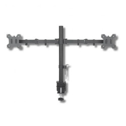 Podwójne ramię biurkowe 2X TV/LED/LCD 13-27 CALI 20KG Obrotowe ICA-LCD 382-D