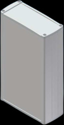 Aluminum Profile enclosure, (L x W x H) 175 x 106 x 46 mm, white (RAL 9002), IP54, TEKAL 33-E.30