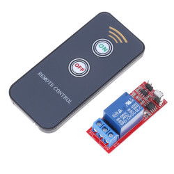 1-Channel 12V 10A Relay with IR Remote Control Module