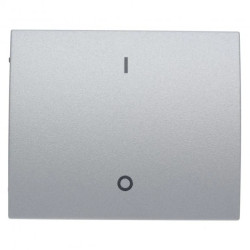 SISTENA LIFE Klawisz pojedynczy z oznaczeniem 0-I do łącznika 2P metalic 771315