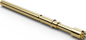 Standard test pin with probe, round head, Ø 1.66 mm, travel  5 mm, pitch 2.54 mm, L 32 mm, F77206B200G150