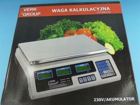 WAGA SKLEPOWA 40kg/5g KALKULACYJNA
