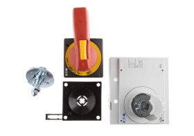 Napęd drzwiowy czerwono-żółty z blokadą NZM3-XTVDVR 260182