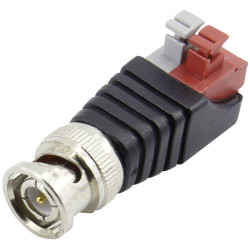 Conrad Components 93014c1022 BNC Connector Plug Straight 50&#x3A9; 1piece