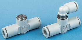 Złącze zaworu wydechowego 1 MPa rura: 4mm SMC