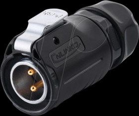 IC01-20P201 Industrial plug – S1 – Power, 2-pin