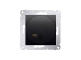 SIMON 54 Wyłącznik zdalnie sterowany z przekaźnikiem (moduł) 8(2) A 230V antracyt *Wymagana instalacja 3-przewodowa DWP10P.01/48