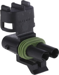 Złącze samochodowe 2-pinowe Delphi -rzędowe Żeński 20A Weather-Pack Montaż na kablu Połączenie zagniatane Złącze