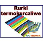 Rurki termokurczliwe 3,0mm 1m 1szt czarne