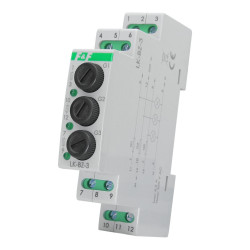 Trójfazowa lampka kontrolna z zabezpieczeniem LK-BZ-3 G 3x230 V+N 3xzielona F&F LK-BZ-3G