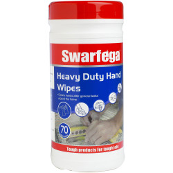 Swarfega SWHD70W Heavy-Duty Hand Wipes (Tub 70)