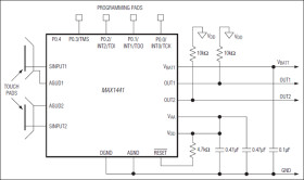 Automotive, Two-Channel Proximity and Touch Sensor