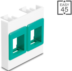 81583 Easy 45 Module 2x Keystone Holders 45 x 45 mm