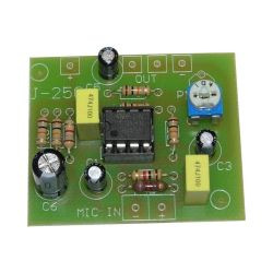J-250 Przedwzmacniacz do mikrofonu elektretowego - KIT
