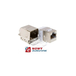 Gniazdo komp. KAT.6e ekranowane Keystone moduł RJ45 beznarzędziowe