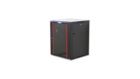 Szafka Wisząca Złożona 12U 600X600 Rack 19Drzwi Szklane