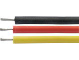 PVC high-voltage stranded wire, 0.75 mm², red, outer Ø 5.1 mm