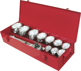 Zestaw nasadek i kluczy rozmiar napędu 1 in elementy: 14 Ega-Master