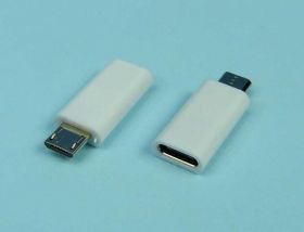 PRZEJ.WT.USB MICRO-B->GN.USB-C BIAŁY
