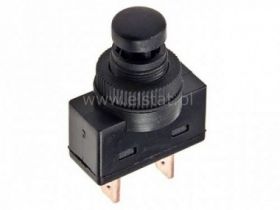 Przycisk chwilowy; OFF-( ON ) czarny