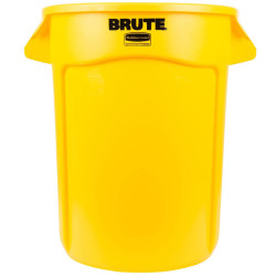 Pojemnik na odpady BRUTE 75L, kolor: Żółty, materiał: Polietylen, Rubbermaid Commercial Products