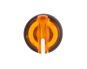 Napęd przełącznika 2 położeniowy pomarańczowy z podświetleniem bez samopowrotu ZB5AK1253