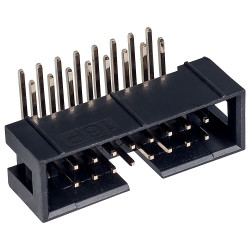 TruConnect 16 Way IDC Right Angled Boxed Header 2.54mm Pitch