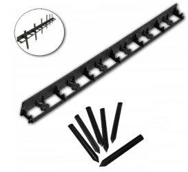 Obrzeże ogrodowe 58/1000mm TYP2 RIM-BORD-58 1m + 6 kołków mocujących Bradas OBRB55TYP2/6KOL