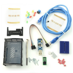 FORBOT - zestaw akcesoriów do kursu Raspberry Pi 3B+/3B/2 + bezpłatny kurs ON-LINE