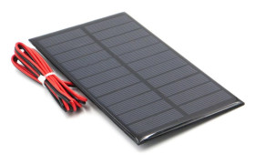Opencircuit 5V 160mA solar panel