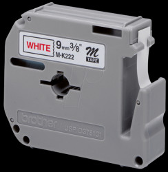 MK222BZ Brother M tape 9 mm