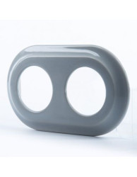 CERAMICZNA RAMKA DWUKROTNA SZARA 2PF02G