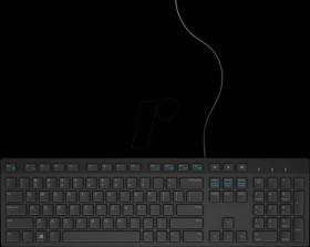 580-ADHK Keyboard, USB, black, layout: US, QWERTY