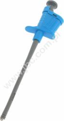 6008-IEC-BL Chwytak haczyk., elastyczny z gn.4mm, L=158mm, niebieski, ELECTRO-PJP, 6008IECBL