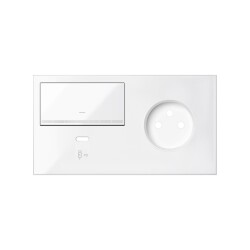 Panel Simon 100: Gniazdo, Ściemniacz i Ładowarka USB C